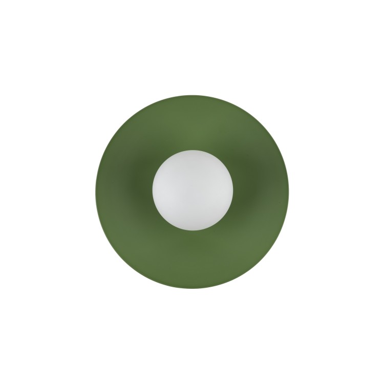 SLATE PEAPOD GLASS Kinkiet 1XG9 10935 TK Lighting Zielony Biały