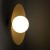 SLATE SABIA GLASS Kinkiet 1XG9 10936 TK Lighting  Biały