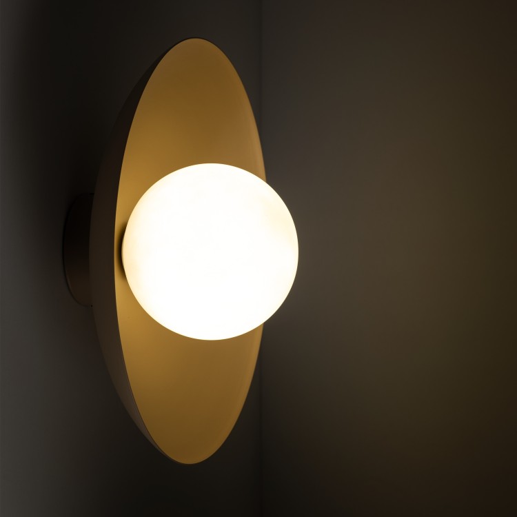 SLATE SABIA GLASS Kinkiet 1XG9 10936 TK Lighting  Biały