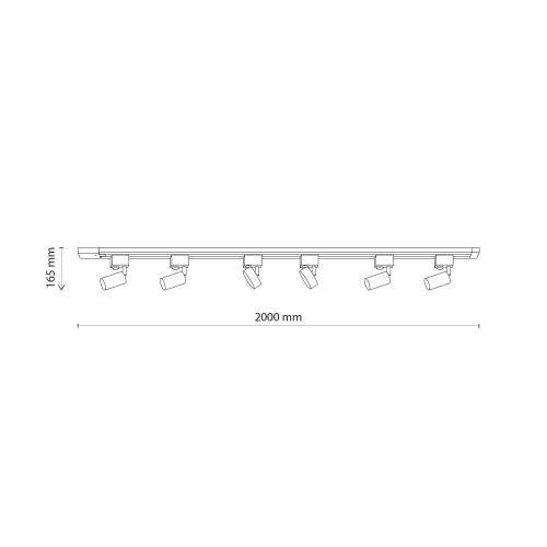 TRACER SET BLACK 10458 TK Lighting Czarny Czarny