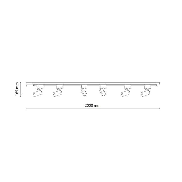 TRACER SET BLACK 10458 TK Lighting Czarny Czarny