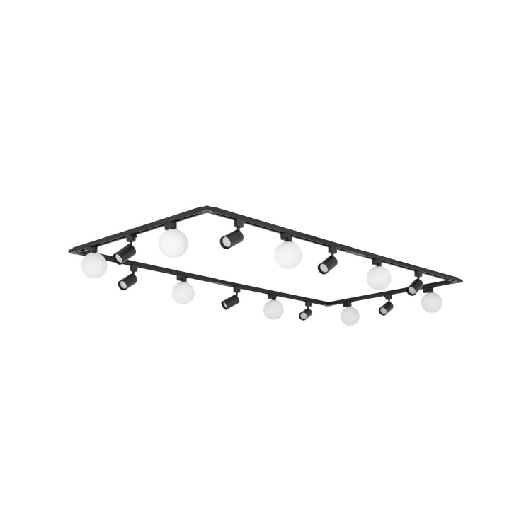 TRACER SET BLACK 27 10466 TK Lighting Czarny Czarny, Biały