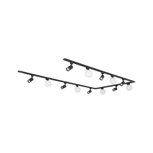 TRACER SET BLACK 31 10470 TK Lighting Czarny Czarny, Biały