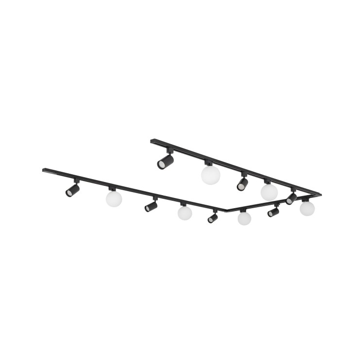 TRACER SET BLACK 31 10470 TK Lighting Czarny Czarny, Biały