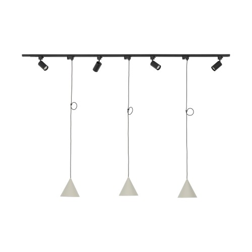 TRACER SET CONO BEIGE 142 10602 TK Lighting Czarny Miętowy