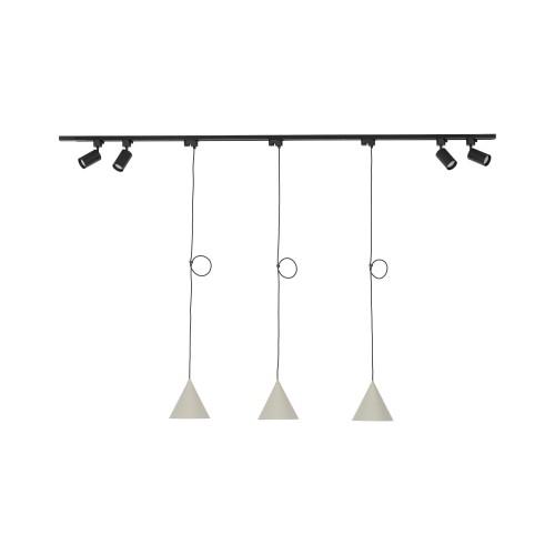 TRACER SET CONO BEIGE 151 10611 TK Lighting Czarny