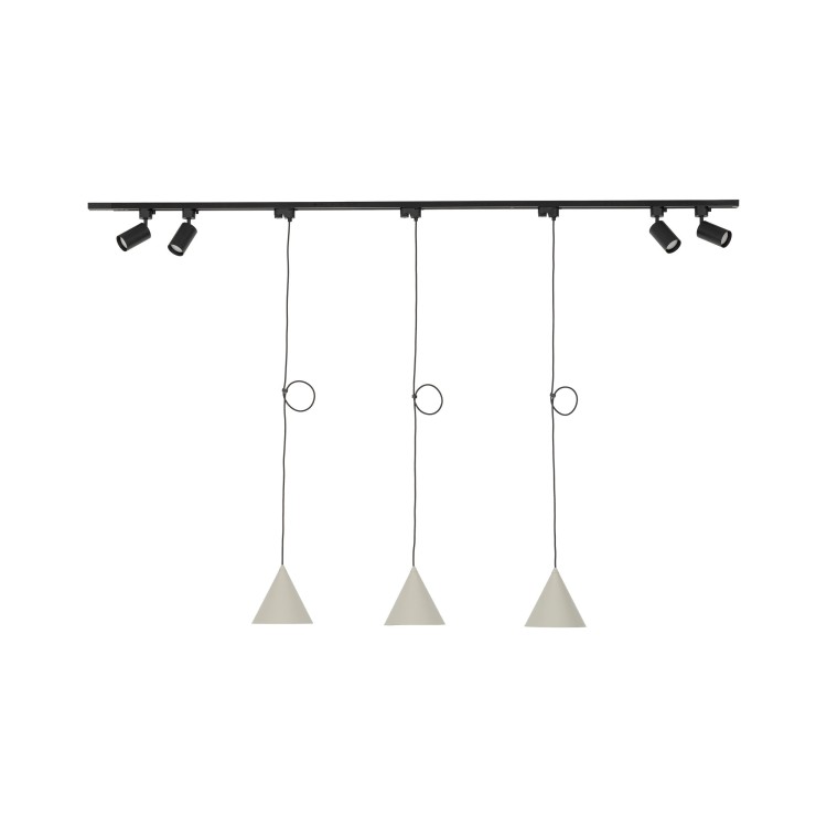TRACER SET CONO BEIGE 151 10611 TK Lighting Czarny