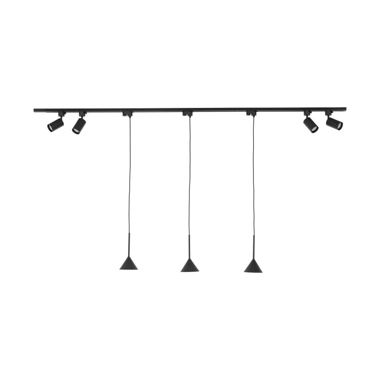 TRACER SET CONO MINI BLACK 153 10613 TK Lighting Czarny Czarny