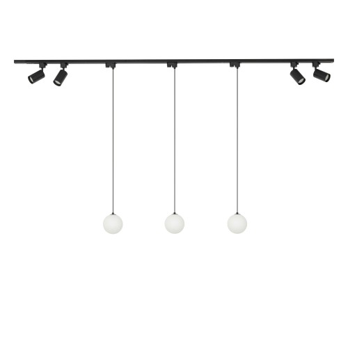 TRACER SET MARTIN BLACK 155 10615 TK Lighting Czarny Czarny, Biały