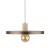 SILA SABIA BROWN 1XE27 Lampa wisząca 400 10758 TK Lighting  Brązowy