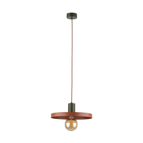 SILA GREEN BRICK 1XE27 Lampa wisząca 300 10749 TK Lighting Brąz