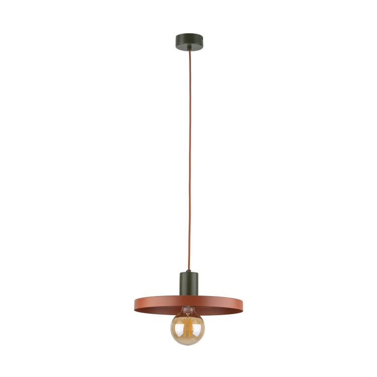 SILA GREEN BRICK 1XE27 Lampa wisząca 300 10749 TK Lighting Brąz
