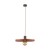 SILA GREEN BRICK 1XE27 Lampa wisząca 400 10750 TK Lighting Brąz Ceglasty