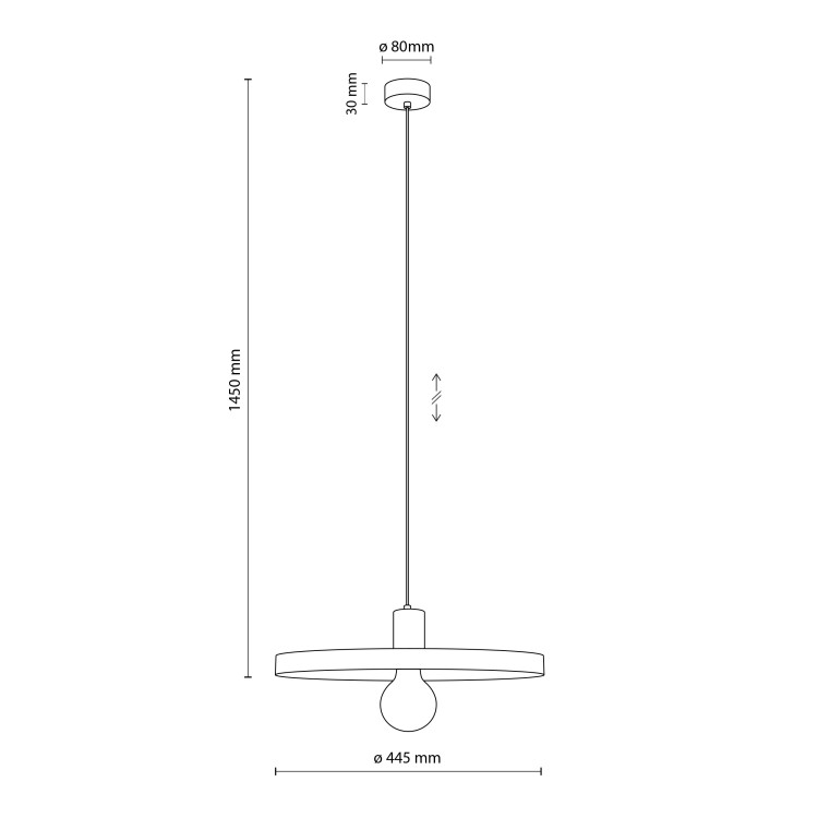 SILA GREEN BRICK 1XE27 Lampa wisząca 400 10750 TK Lighting Brąz Ceglasty