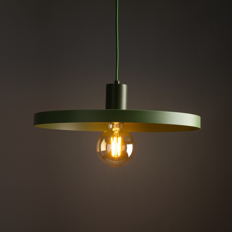 SILA GREEN PEAPOD 1XE27 Lampa wisząca 400 10762 TK Lighting Zielony Zielony
