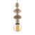 TOWER SABIA Lampa wisząca 1XE27 10870 TK Lighting