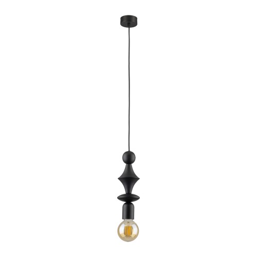 TOWER BLACK Lampa wisząca 1XE27 10871 TK Lighting Czarny