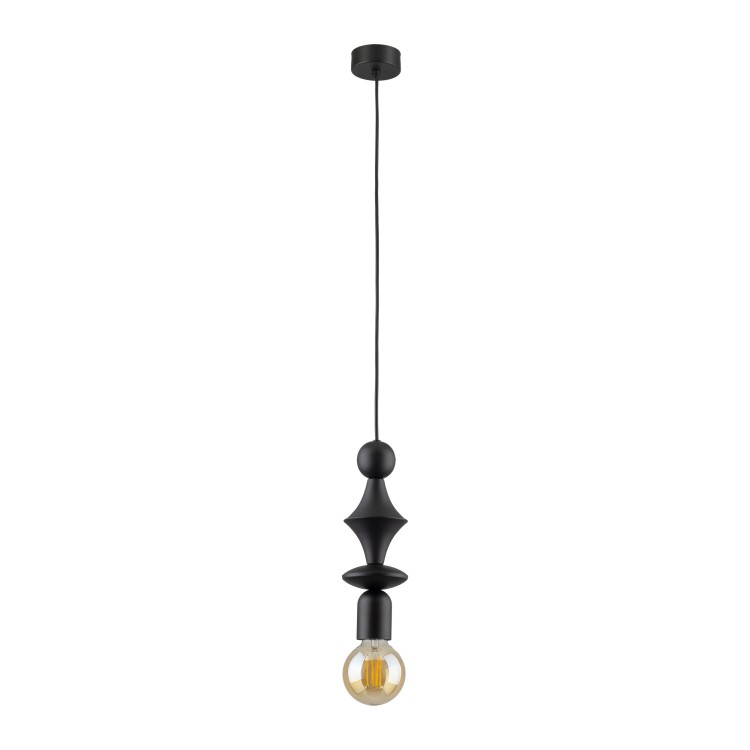 TOWER BLACK Lampa wisząca 1XE27 10871 TK Lighting Czarny