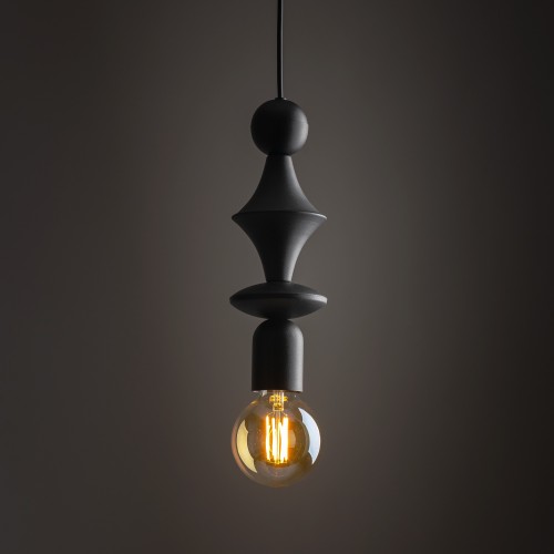 TOWER BLACK Lampa wisząca 1XE27 10871 TK Lighting Czarny