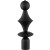 TOWER BLACK Lampa wisząca 1XE27 10871 TK Lighting Czarny