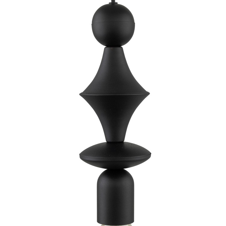 TOWER BLACK Lampa wisząca 1XE27 10871 TK Lighting Czarny