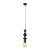 TOWER BLACK Lampa wisząca 1XE27 10871 TK Lighting Czarny