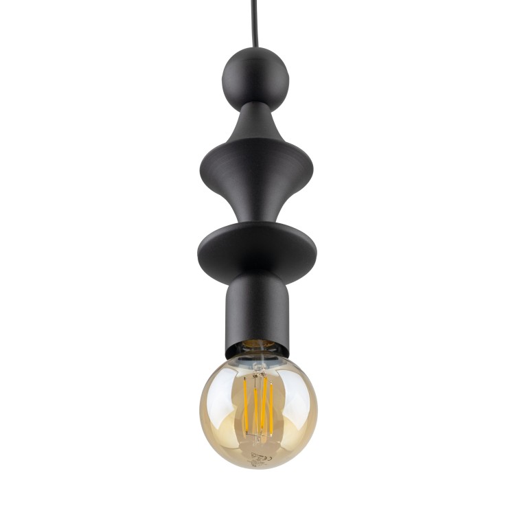 TOWER BLACK Lampa wisząca 1XE27 10871 TK Lighting Czarny