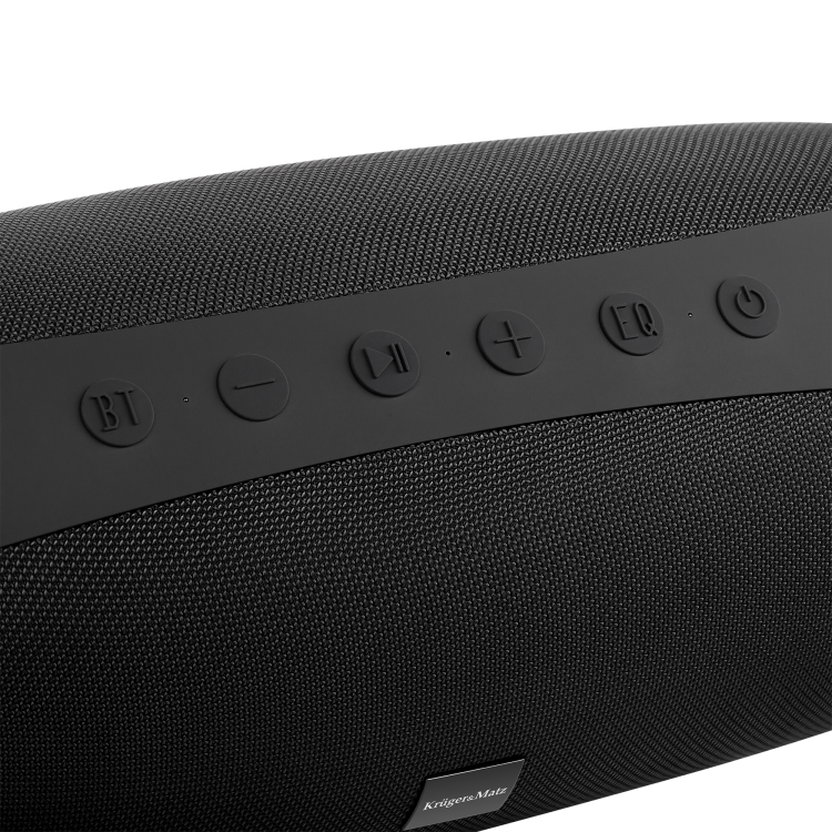 Głośnik Bluetooth USB AUX TWS microSD IPX7 EXPLORER+ KM0553 Kruger&Matz Przenośny bezprzewodowy wodoodporny czarny