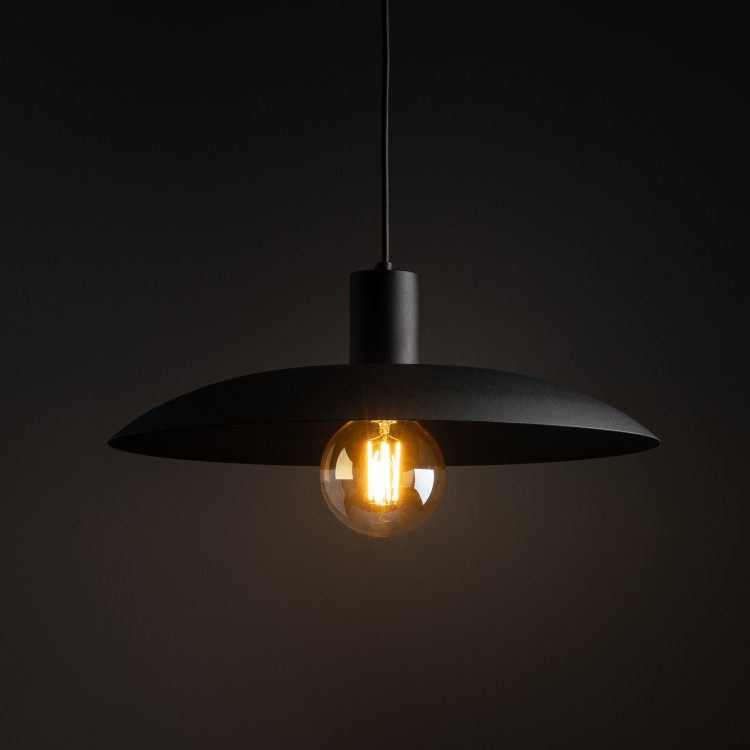 ASTRA BLACK 1XE27 Lampa wisząca 10712 TK Lighting Czarny Czarny