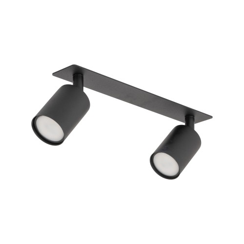 NEX BLACK 2XGU10 Lampa sufitowa podtynkowa 10799 TK Lighting Czarny Czarny