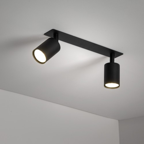 NEX BLACK 2XGU10 Lampa sufitowa podtynkowa 10799 TK Lighting Czarny Czarny