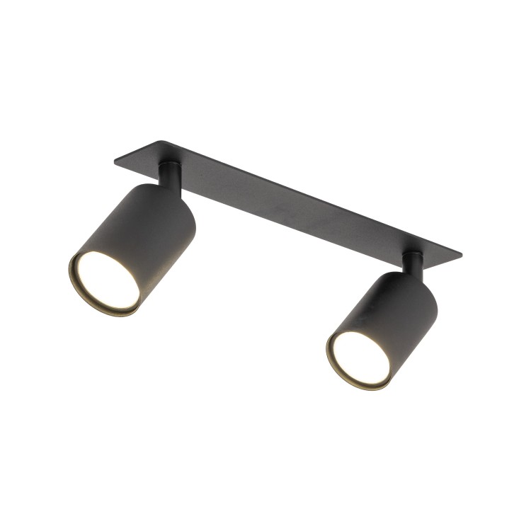 NEX BLACK 2XGU10 Lampa sufitowa podtynkowa 10799 TK Lighting Czarny Czarny
