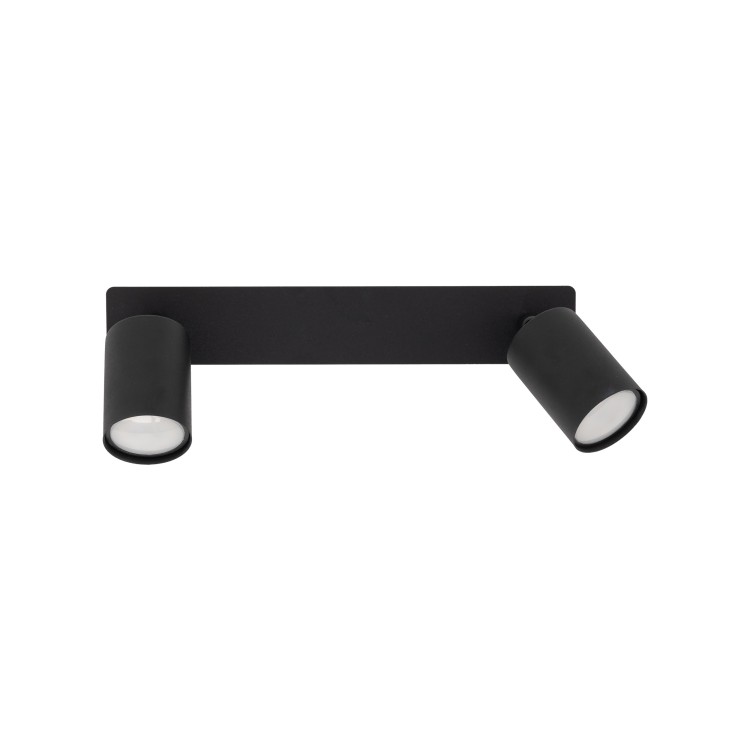 NEX BLACK 2XGU10 Lampa sufitowa podtynkowa 10799 TK Lighting Czarny Czarny