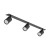 NEX BLACK 3XGU10 Lampa sufitowa podtynkowa 10800 TK Lighting Czarny Czarny