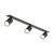 NEX BLACK 3XGU10 Lampa sufitowa podtynkowa 10800 TK Lighting Czarny Czarny