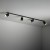 NEX BLACK 4XGU10 Lampa sufitowa podtynkowa 10801 TK Lighting Czarny Czarny