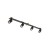 NEX BLACK 4XGU10 Lampa sufitowa podtynkowa 10801 TK Lighting Czarny Czarny