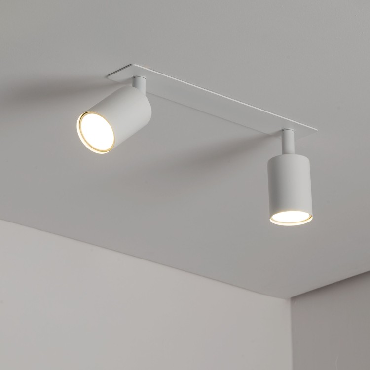 NEX WHITE 2XGU10 Lampa sufitowa podtynkowa 10803 TK Lighting Biały Biały