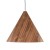 SOLIS WOOD DĄB CIEMNY 10598 TK Lighting Czarny Dąb