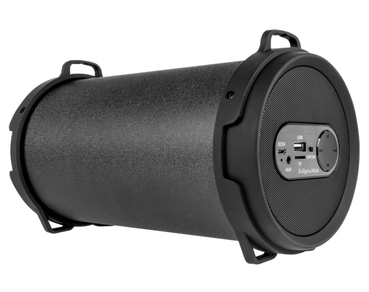 Głośnik Bluetooth USB AUX FM microSD JOY KM0529 Kruger&Matz Przenośny bezprzewodowy MP3 Radio czarny