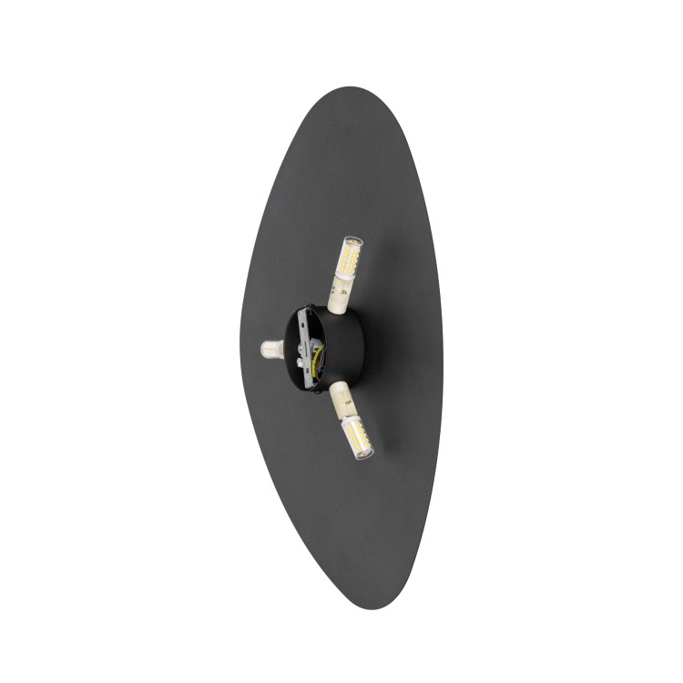 STONE BLACK Kinkiet 3 10632 TK Lighting Czarny Czarny