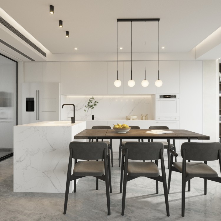 FLARE BLACK GU10 10583 TK Lighting Czarny Biały