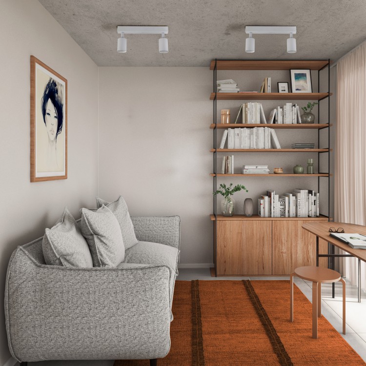 NEX WHITE 2XGU10 Lampa sufitowa 10787 TK Lighting Biały Biały