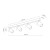 NEX WHITE 4XGU10 Lampa sufitowa 10789 TK Lighting Biały Biały
