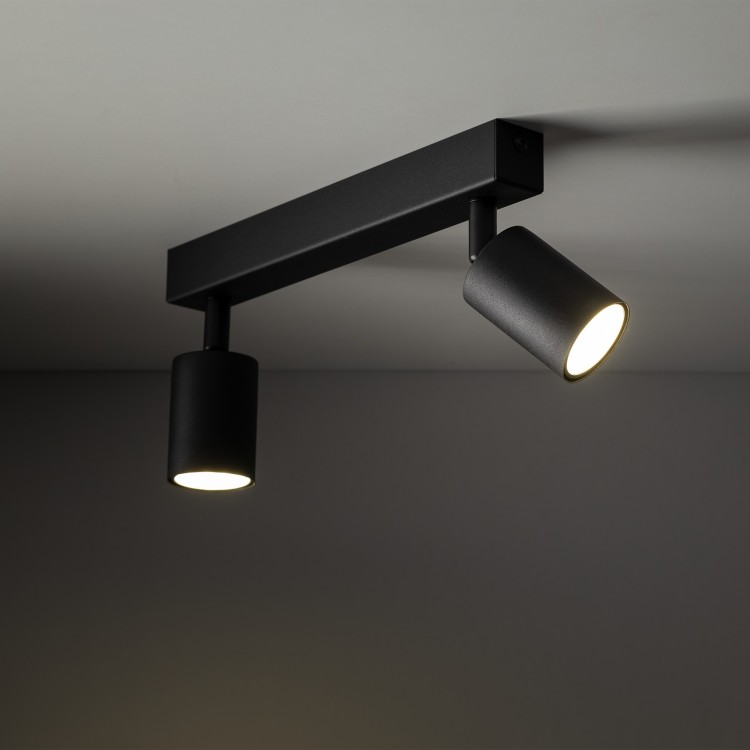 NEX BLACK 2XGU10 Lampa sufitowa 10790 TK Lighting Czarny Czarny