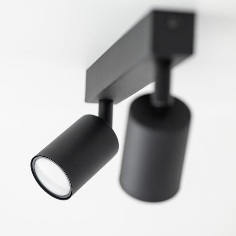 NEX BLACK 2XGU10 Lampa sufitowa 10790 TK Lighting Czarny Czarny
