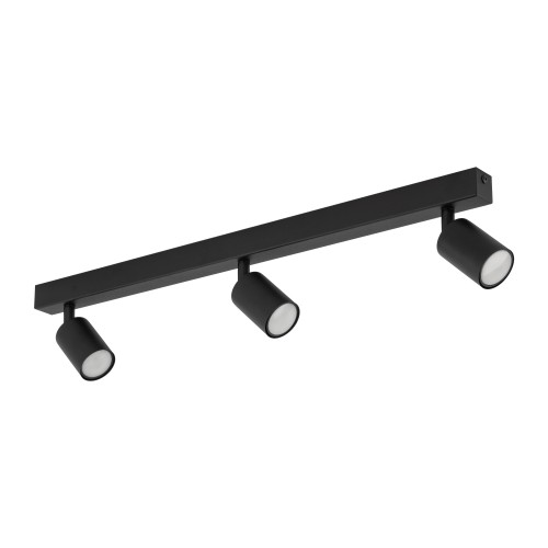 NEX BLACK 3XGU10 Lampa sufitowa 10791 TK Lighting Czarny Czarny