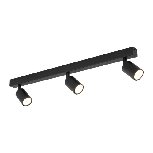 NEX BLACK 3XGU10 Lampa sufitowa 10791 TK Lighting Czarny Czarny