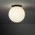 VOX 1 X G9 Lampa sufitowa podtynkowa 10963 TK Lighting Czarny Biały
