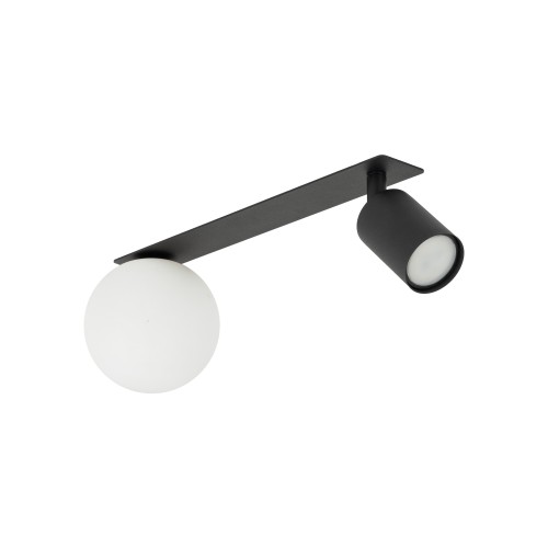 VOX 2 X GU10 / G9 Lampa sufitowa podtynkowa 10927 TK Lighting Czarny Biały
